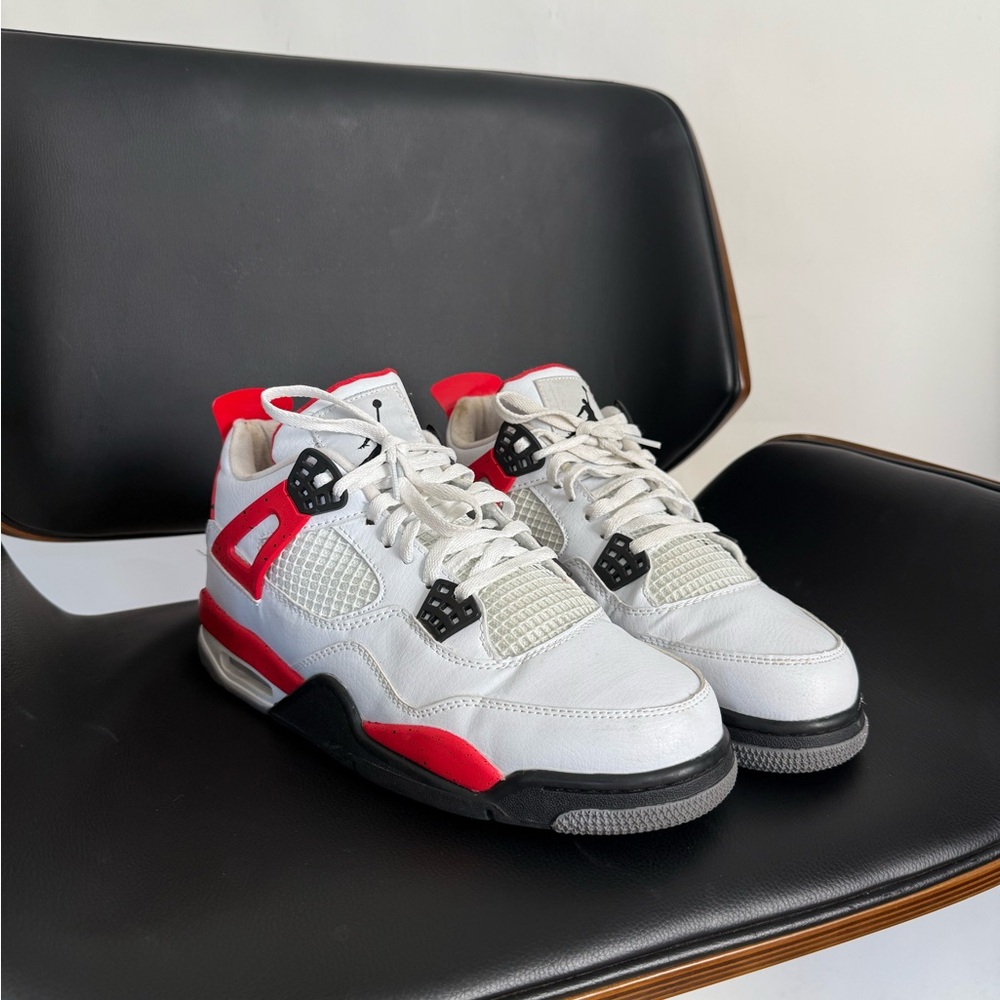 retro 4 red cement